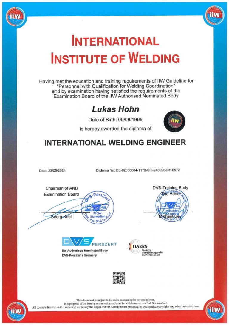 international Welding Engineer