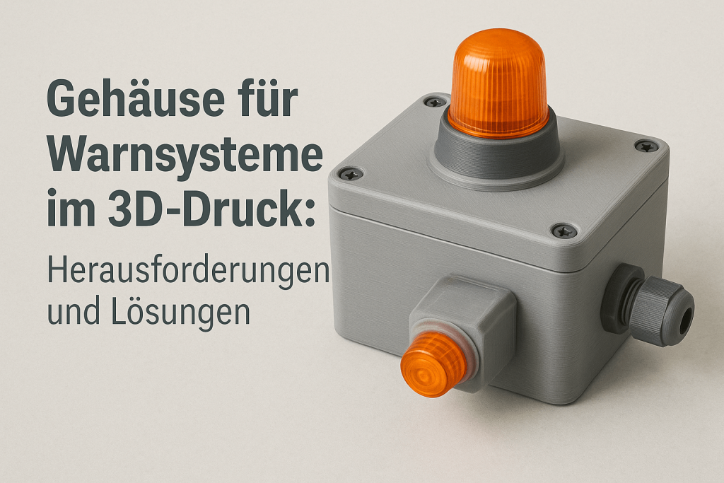 Gehäuse für Warnsysteme im 3D Druck